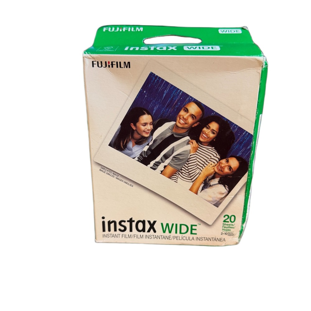 Fujifilm Instax Wide Instant Film 20 Sheets White Border for Wide 300 210 100
